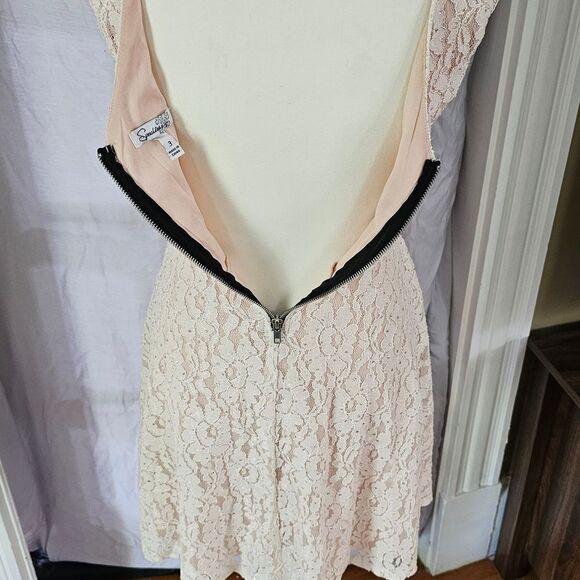 Speechless Pink Halter A-Line Mini Dress - Picture 4 of 6